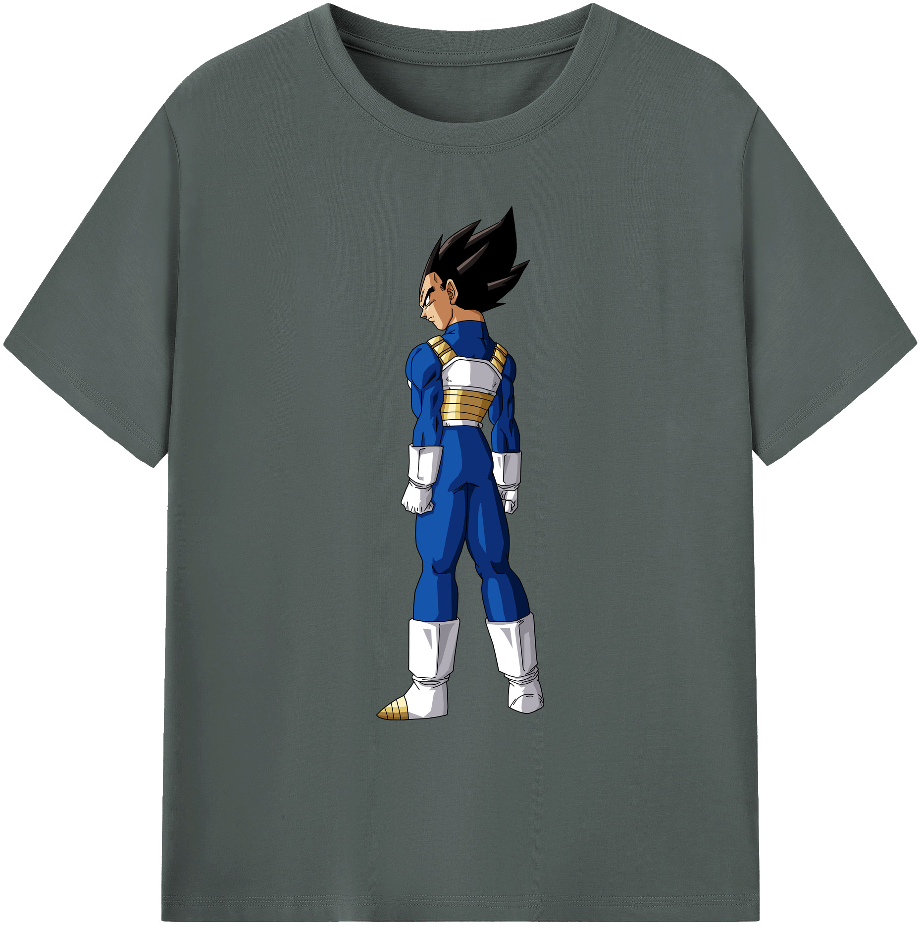 （画像用） ドラゴンボール ベジータ四世（Bejīta Yonsei）DRAGON BALL Vegeta IV 綿100％ メンズ半袖Tシャツ｜肌触りやわらか＆通気性